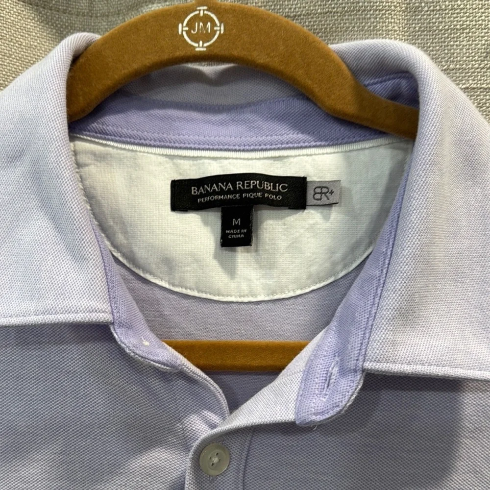 Banana Republic Performance Pique Polo Short Sleeve Shirt Men’s Size M